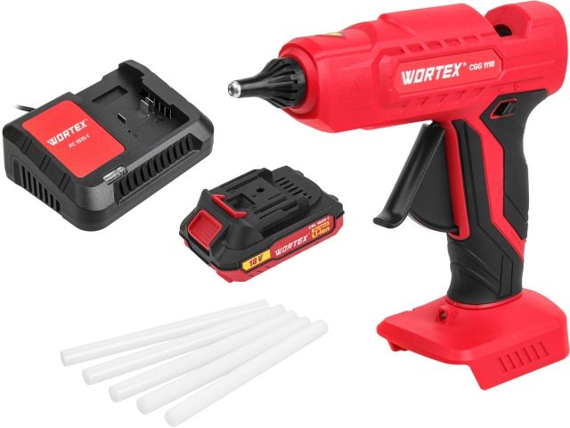 Аренда аккумуляторного клеевого пистолета WORTEX CGG 1118